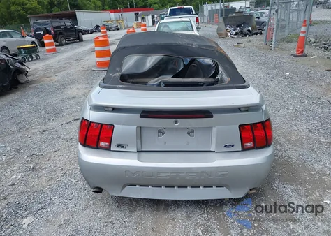 2001 Ford Mustang Gt из США, поврежденный, VIN 1FAFP45XX1F195953